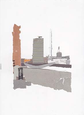 Collage of Liberty Hall and the Custom House, Dublin