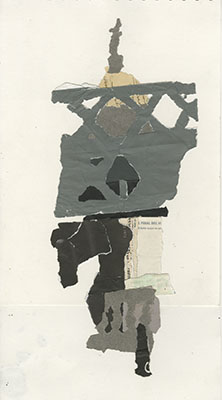 Collage of the Custom House and Loopline Bridge made on Butt Bridge, Dublin