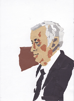 Collage of Simón made in Bar El Rinconcilla, Sevilla